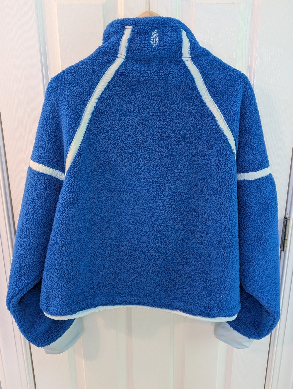 Free People Movement Mountain High 1/2 Zip Fleece Blue Medium - Picture 2 of 10